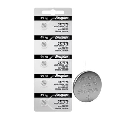 Blister de 5 Pilas Energizer para reloj 377/376