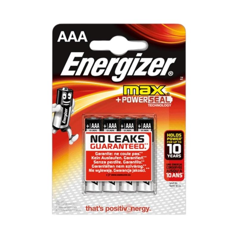 Blister de 4 pilas Energizer AAA  E-92