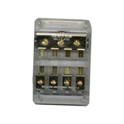 PORTAFUSIBLE 3X4 DORADO MOON