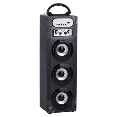 PARLANTE TRIPLE CON RADIO FM,USB,SD Y CONTROL REMOTO