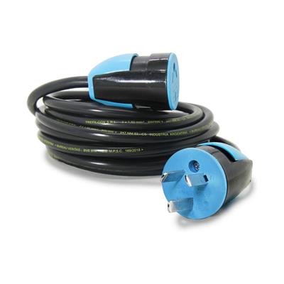 Prolongador negro TPR3X1,5mm  10 metros cod.00712