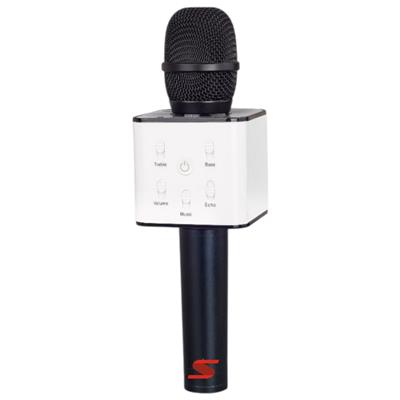 MICRÓFONO SENON Q7 CON BT - KARAOKE - PUERTO USB- BAT.Y ESTUCHE-NEGRO