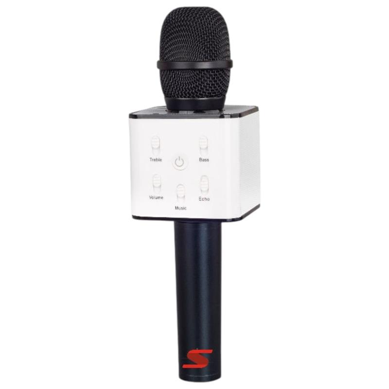 MICRÓFONO SENON Q7 CON BT - KARAOKE - PUERTO USB- BAT.Y ESTUCHE-NEGRO