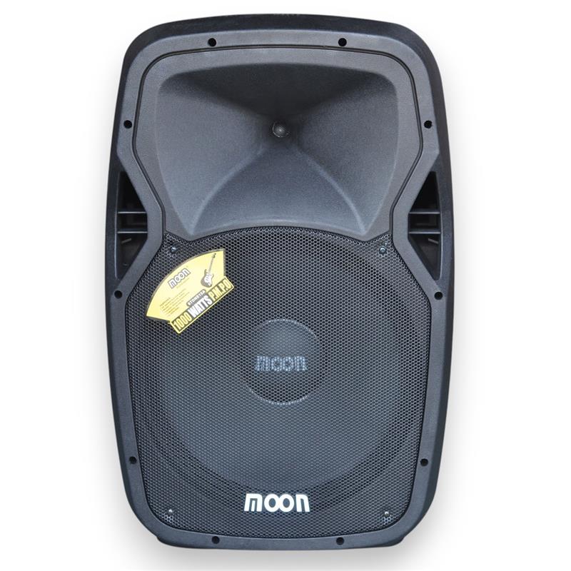 BAFLE POTENCIADO DE 15 CON USB,SD,BLUETOOTH,RADIO, PANTALLA,CONTROL REMOTO