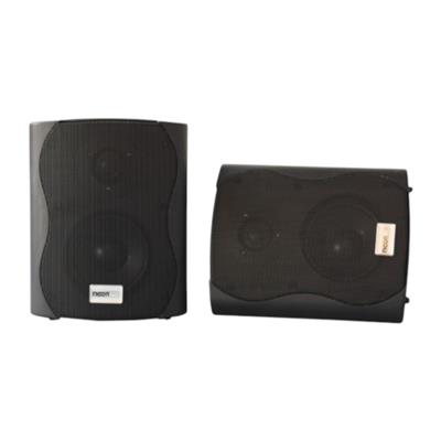 JUEGO DE BAFLE  DE 5.25 PULGADAS PLASTICO PARA INSTALACION NEGRO 8 OHMS C/TRAFO DE LINEA 70/100v