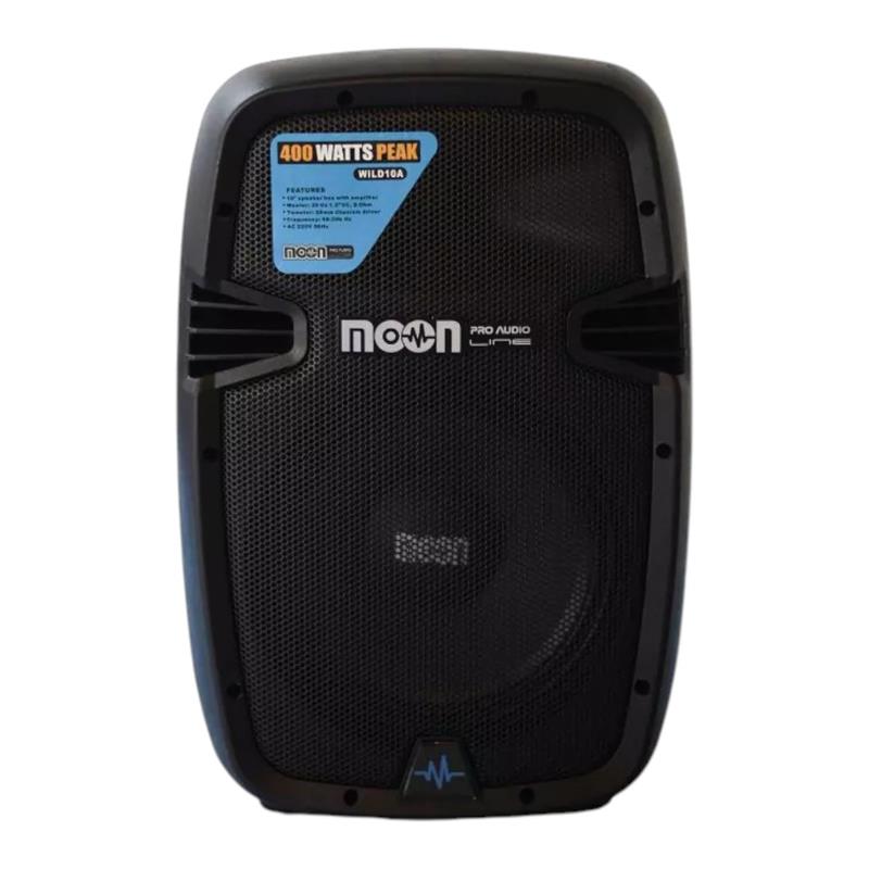 BAFLE POTENCIADO DE 10 CON USB, SD, BLUETOOTH, PANTALLA, CONTROL REMOTO