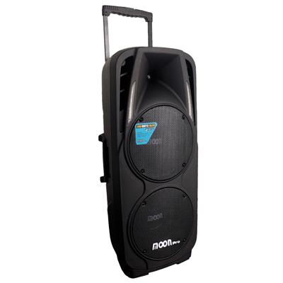 BAFLE POTENCIADO DOBLE DE 10 CON USB, SD, BLUETOOTH, PANTALLA, C.R.