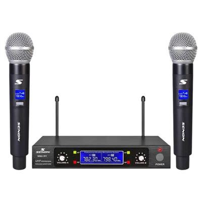 MICROFONO INALAMBRICO DOBLE DE MANO UHF