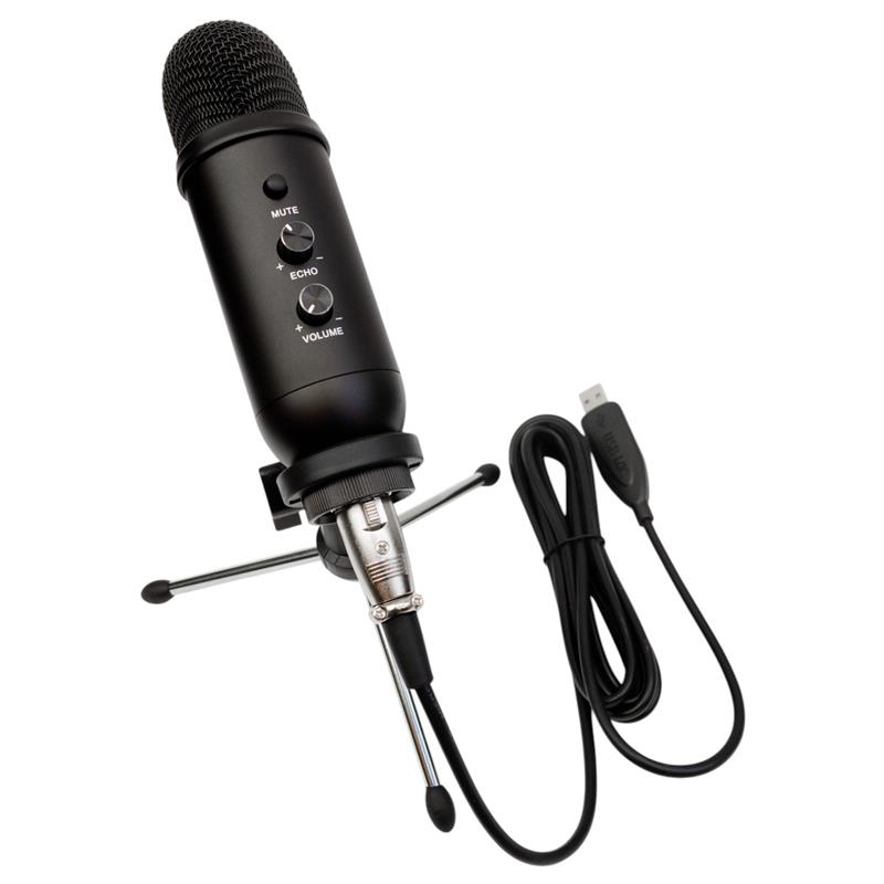 MICROFONO CONDENSER UNIDIRECCIONAL CONECTOR USB