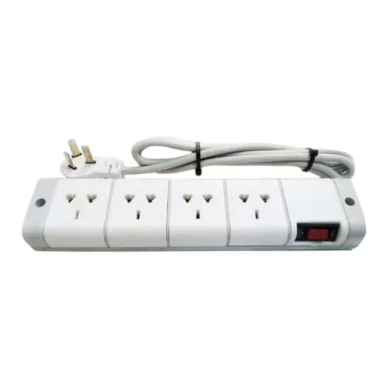 Zapatilla blanca  4 tomas 1,5m cod.00676