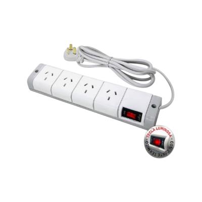 Zapatilla blanca  4 tomas 2,5m cod.00677